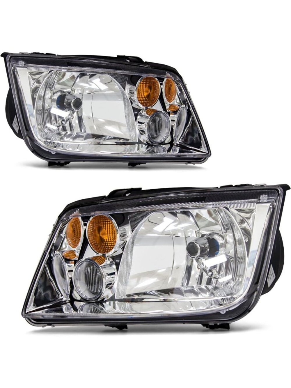 1999-2005 VW Jetta Mk4 Halogen Headlight Assembly - No Bulbs Included, OEM Fit